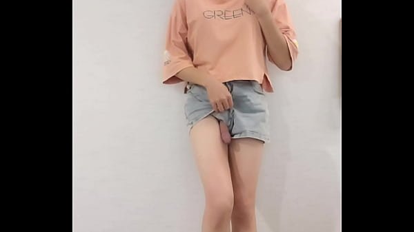 【Shamale】Sissy Solo masturbation with hot panties