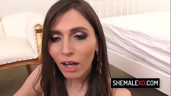 Brunette tranny milf Korra Del Rio in passionate anal sex with her partner